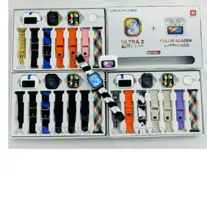 Smart Watch Utra 3 With 7 Strap and 2 Watches
