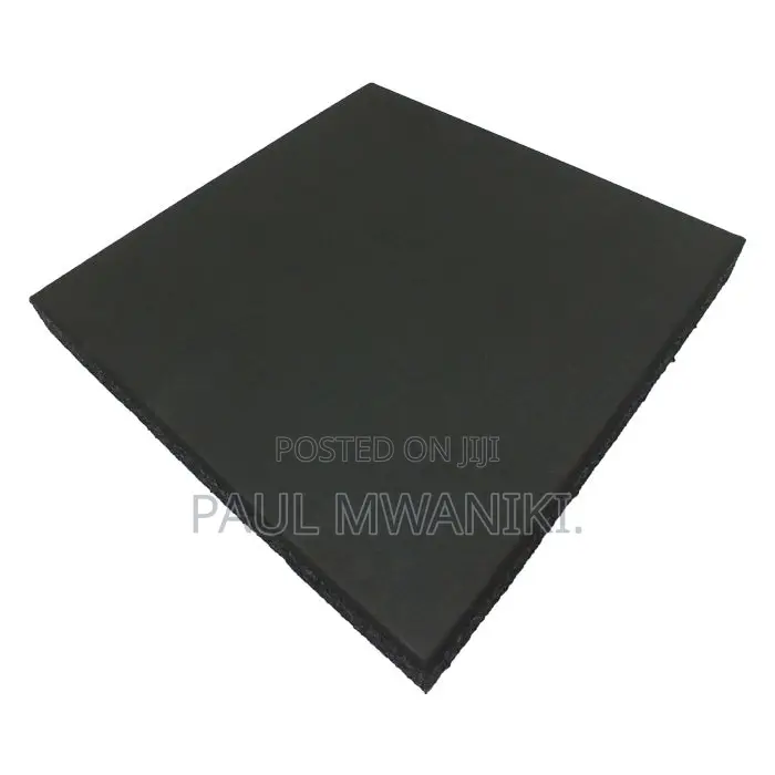 20mm Thick Commercial Rubber Gym Mats 1m by 1m