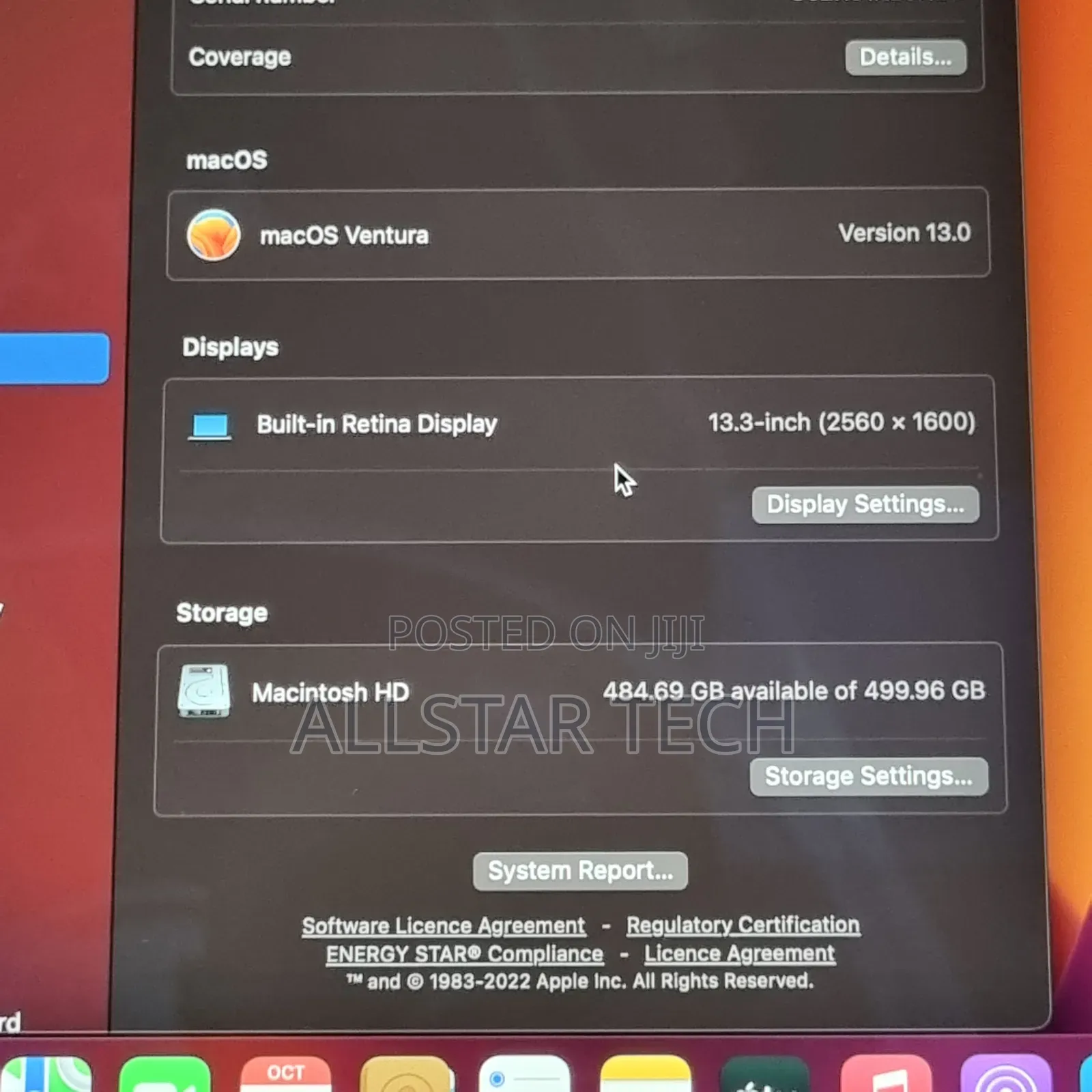 Laptop Apple MacBook Pro 2018 16GB Intel Core I5 SSD 512GB