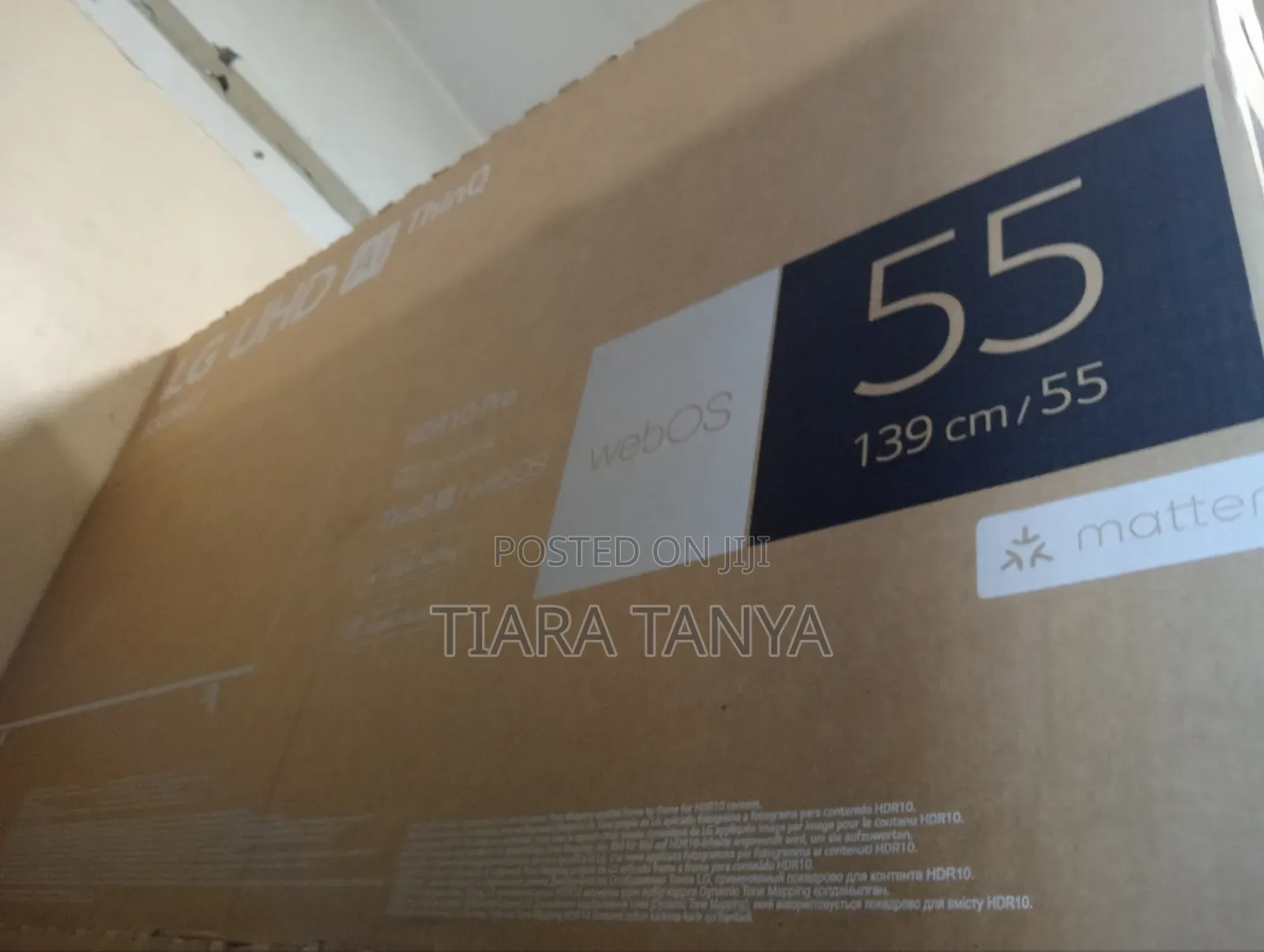 Lg 55" Smart Ur80 Uhd Webos Tv