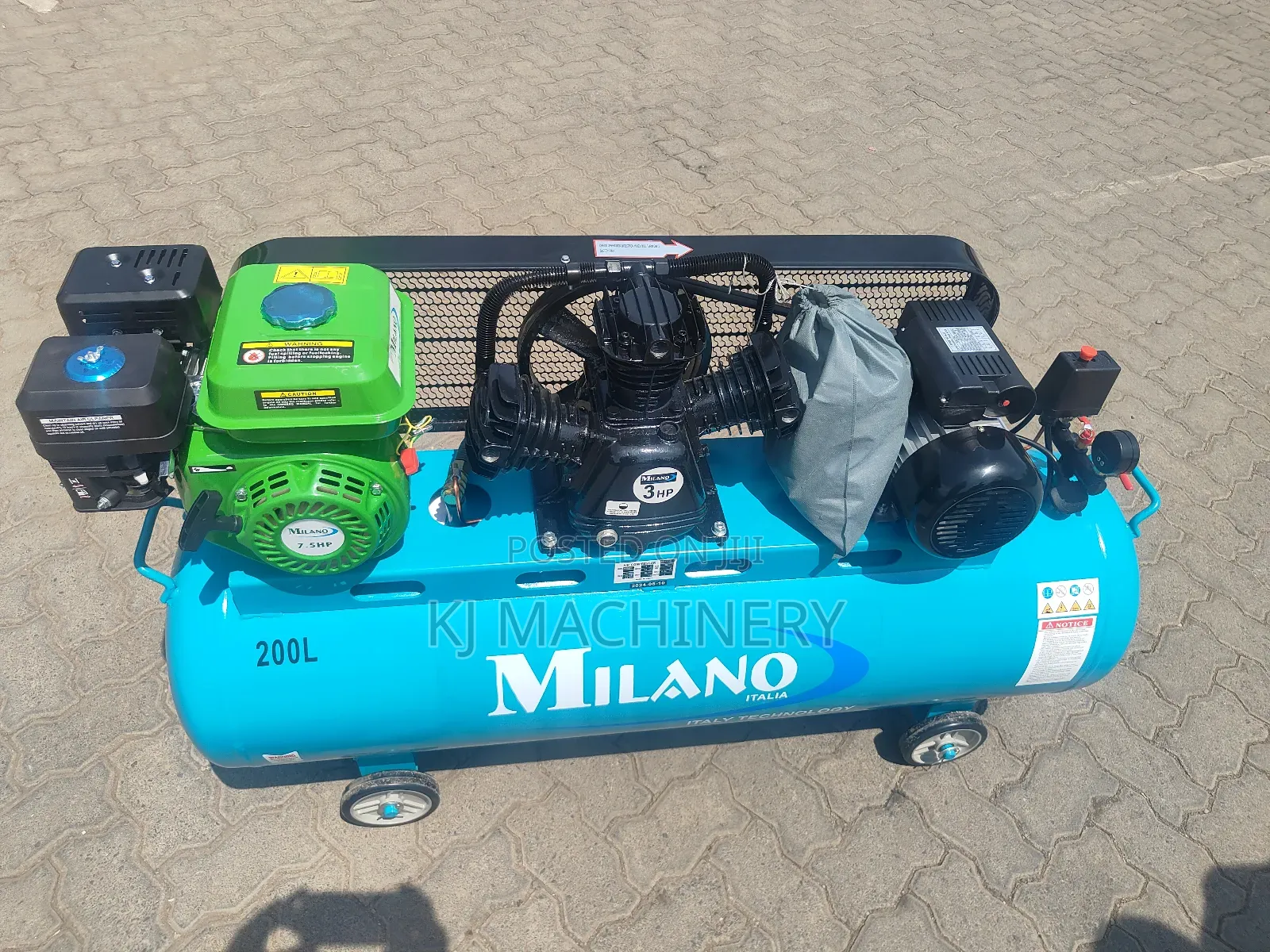 Electric 200l Air Compressor Heavy Duty.