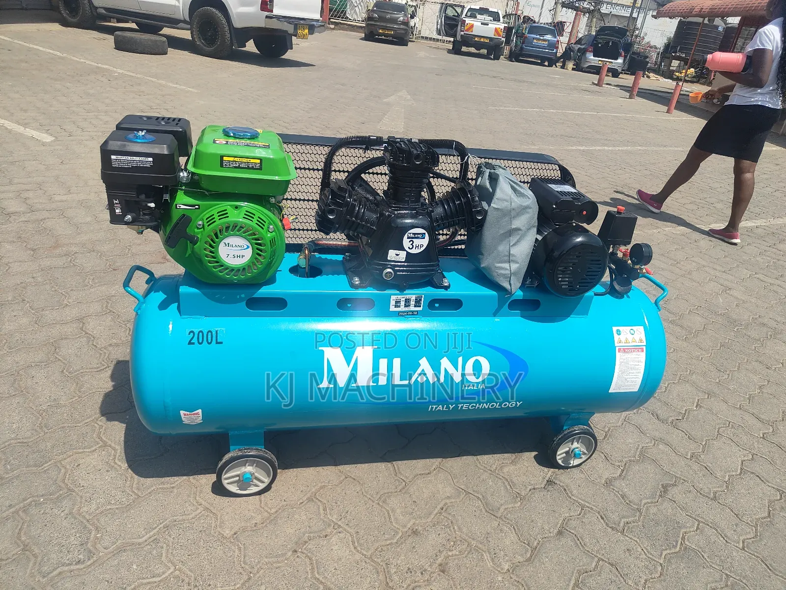 Electric 200l Air Compressor Heavy Duty.