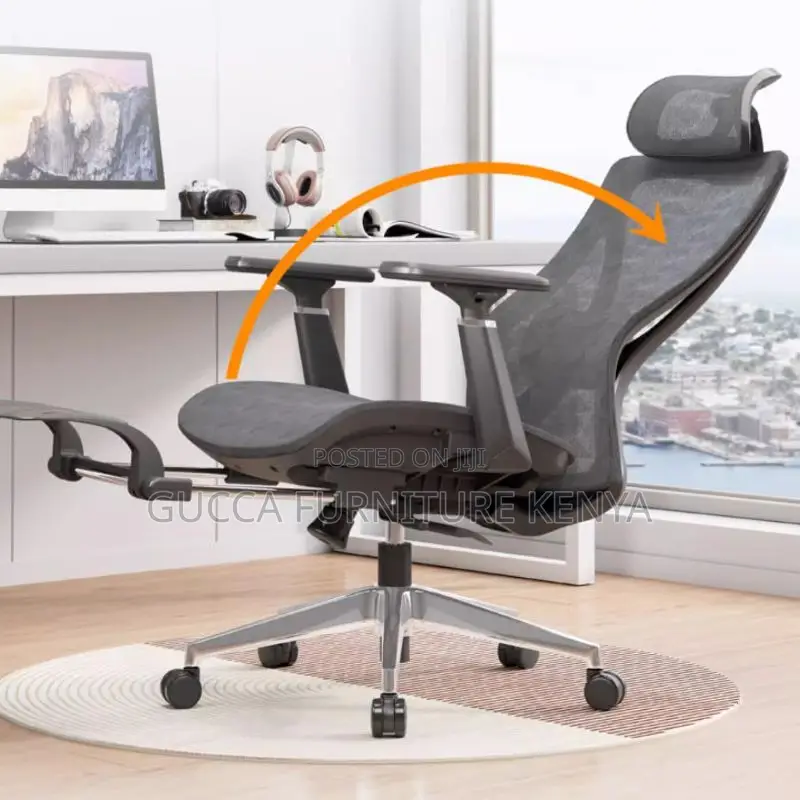 Office Chair: Orthopedic High-Back Lama Office Seat