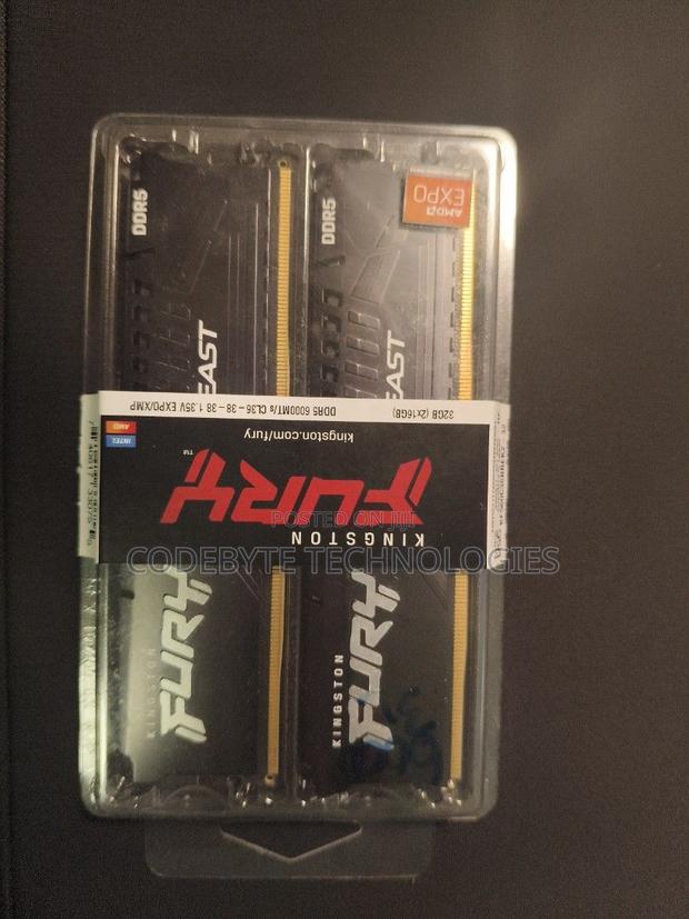 DDR5 32gb Ram Kingston Fury Beast Ram Ddr5 Desktop 32gb 6000
