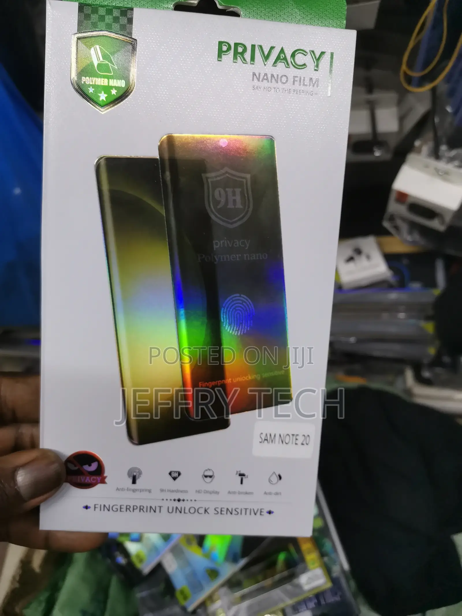 Privacy Screen Protector for Samsung GALAXY S20 PLUS Anti Sp