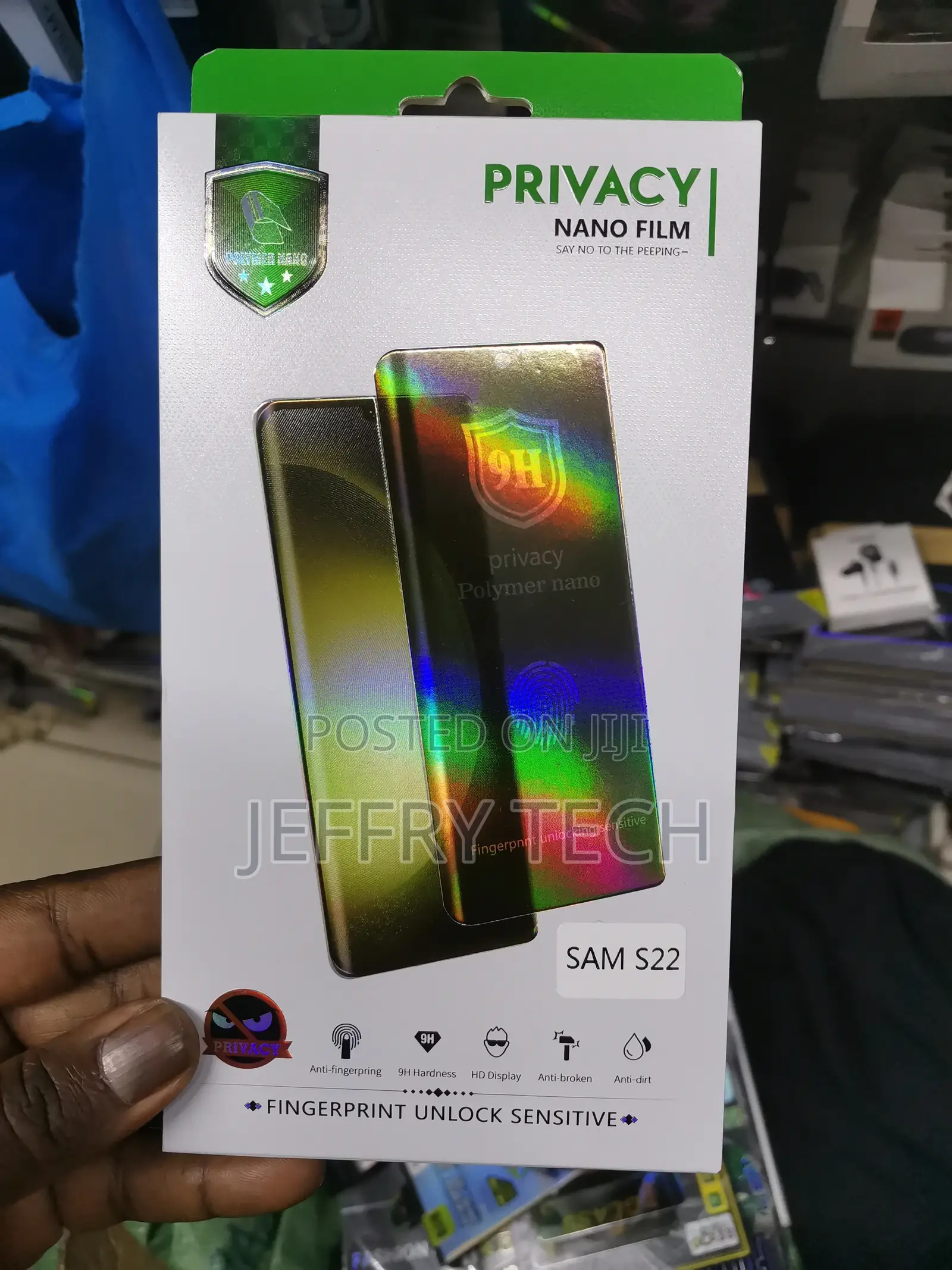 Glass Screen Protector for Samsung Galaxy S22 Ultra,Anti-Spy