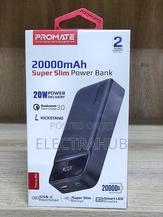 Promate 20000mah Torq20 Powerbank New Sealed in a Shop