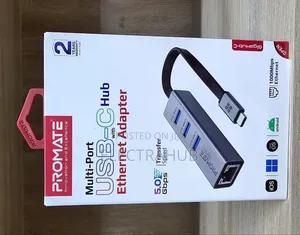 Promate Gigahub-C Ethernet Adapter New Sealed in a Shop