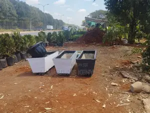 Cement Rectangular Flower Pots