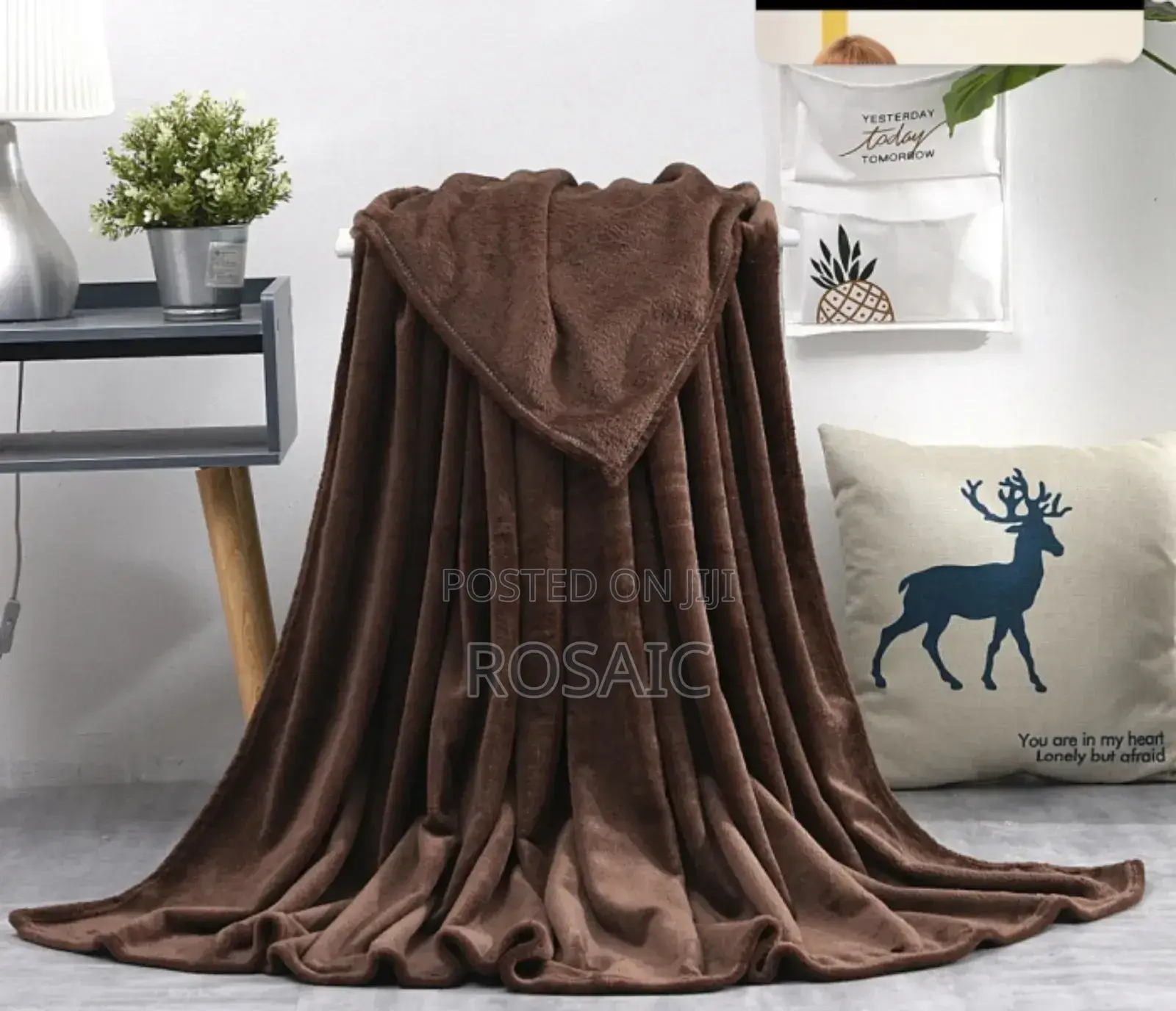 Brown Fleece Blanket