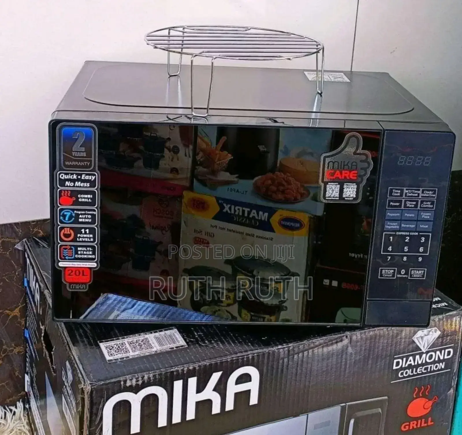 Cool Mika Digital Microwave With Grill