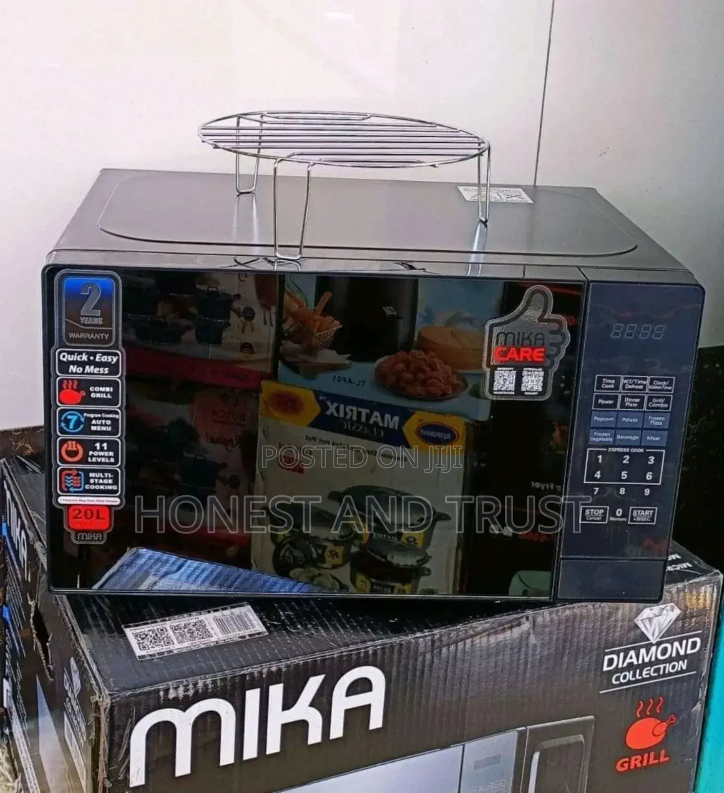 Classic Mika Digital Microwave With Grill