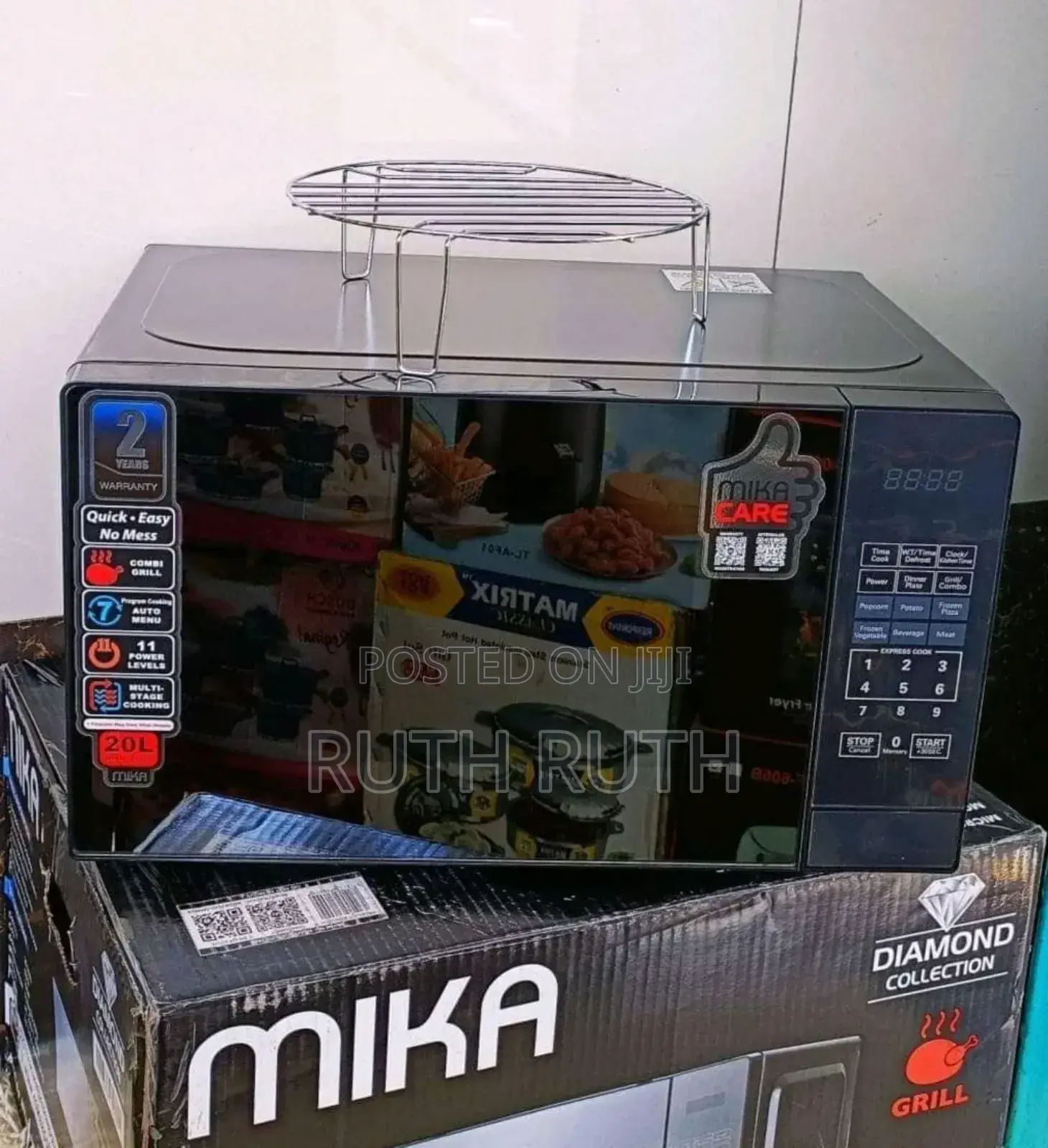 Classic Mika Digital Microwave With Grill