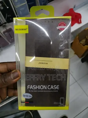 Samsung Galaxy S21 5G Cover - Black - Rich Boss Flip Book S