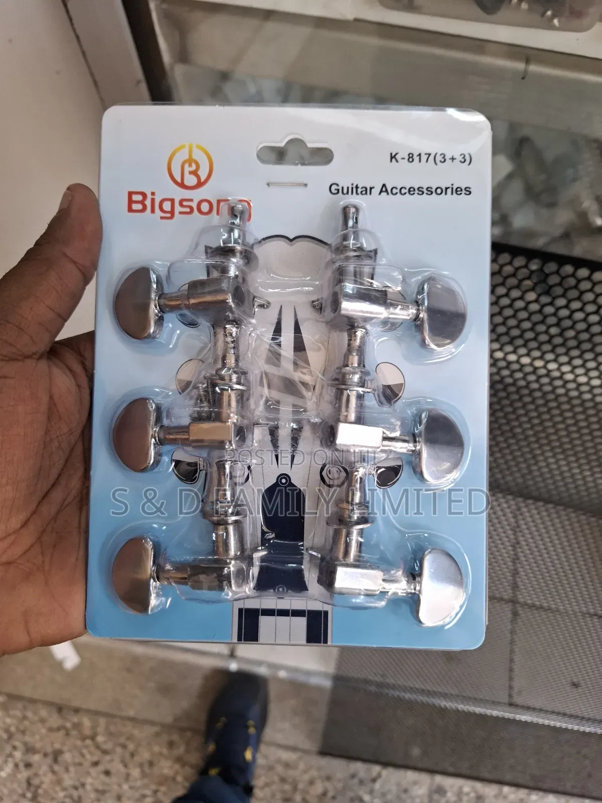 Box Guitar Tunning Peg