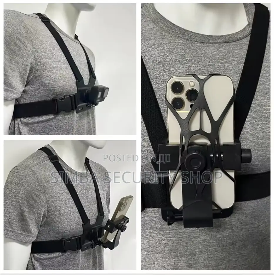 Chest Phone Action Camera Holder Gopro Harness Kit Set Strap