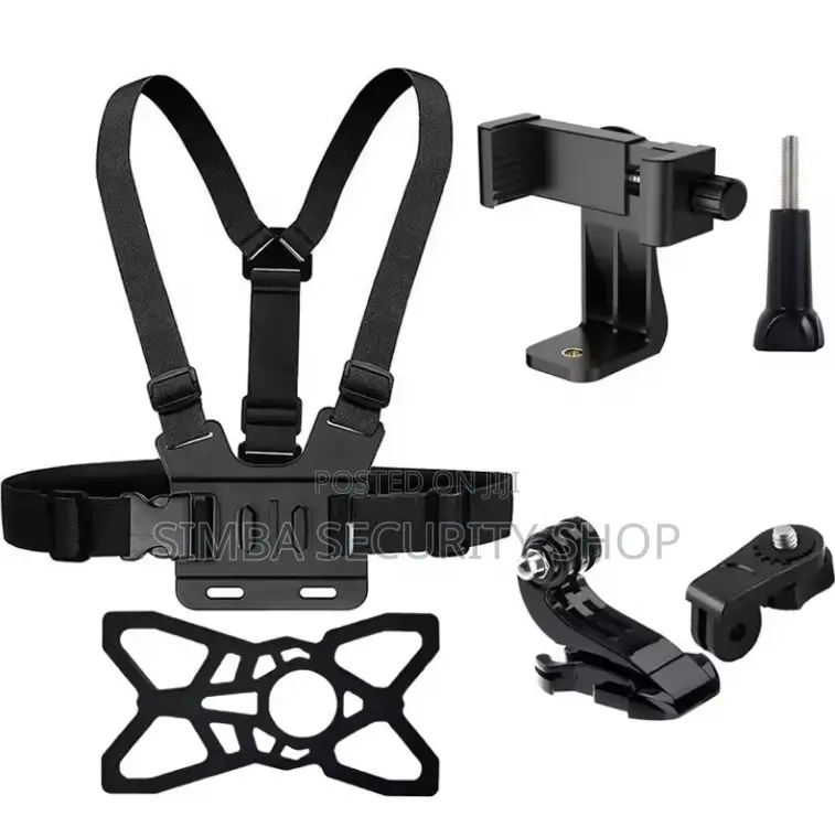 Chest Phone Action Camera Holder Gopro Harness Kit Set Strap