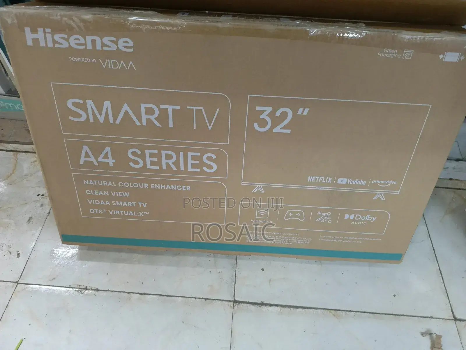Hisense 32" Smart Android Tv Frameless With Bt