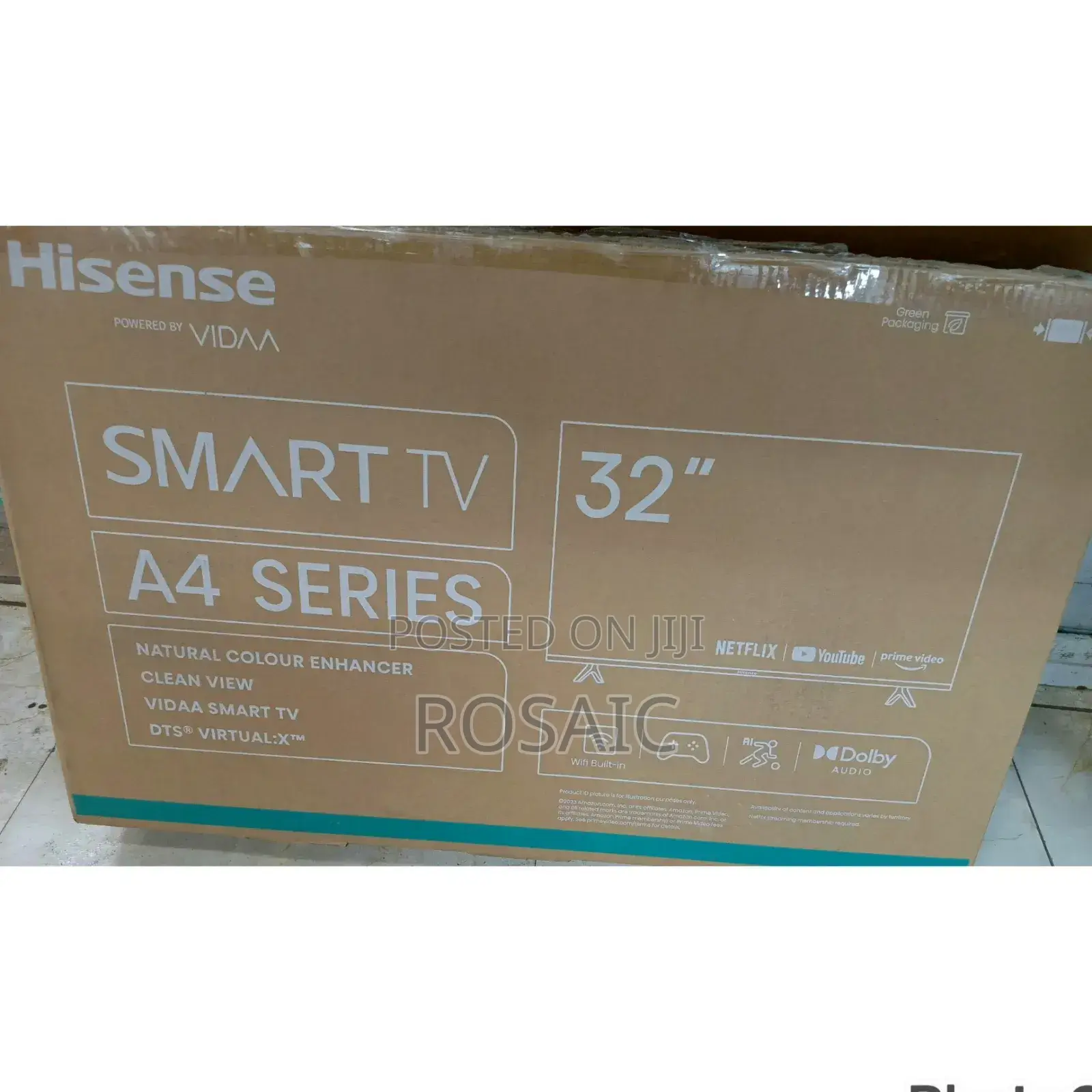 Hisense 32" Smart Android Tv Frameless With Bt