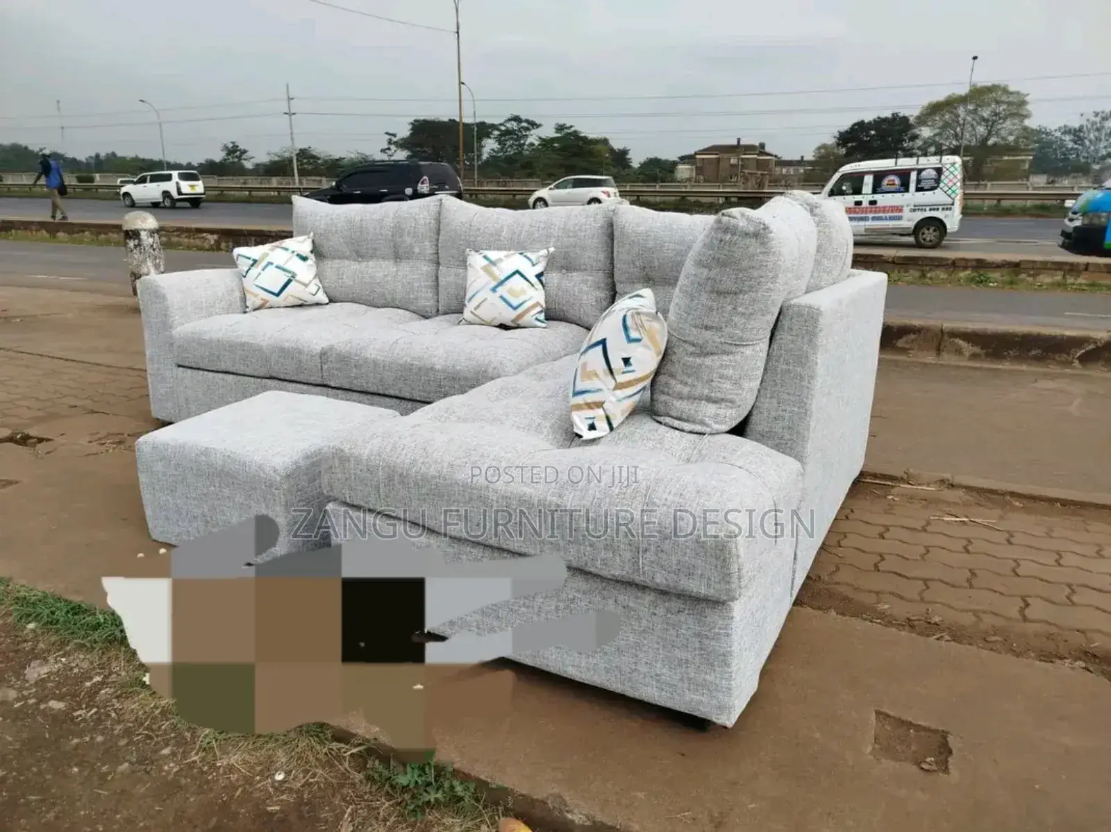 Corner Seats L-Shaped Sofas With Fiber