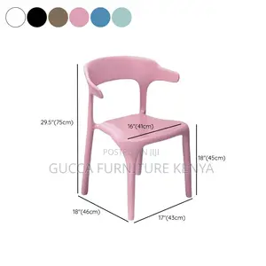 Dining Tables: Nordic Plastic Dining Chair