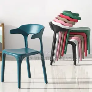 Dining Tables: Nordic Plastic Dining Chair