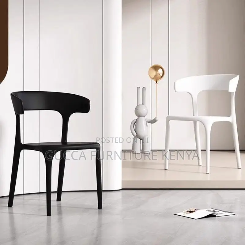 Dining Tables: Nordic Plastic Dining Chair