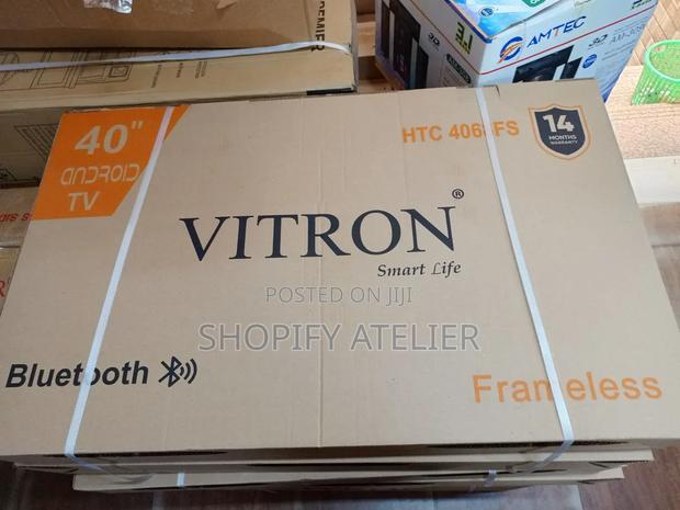 Vitron 40" Smart Android TV Frameless Design With Bluetooth - main view