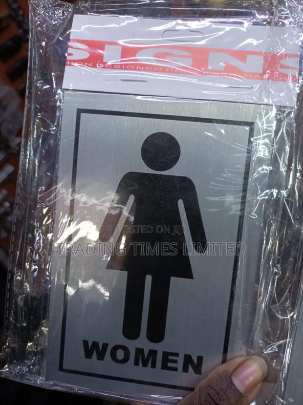 Toilet Signage for Women and Men