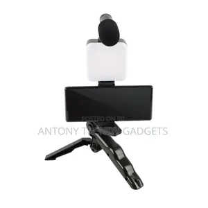 3 in 1 Video Making Kit, Light, Microphone and Tripod Stand