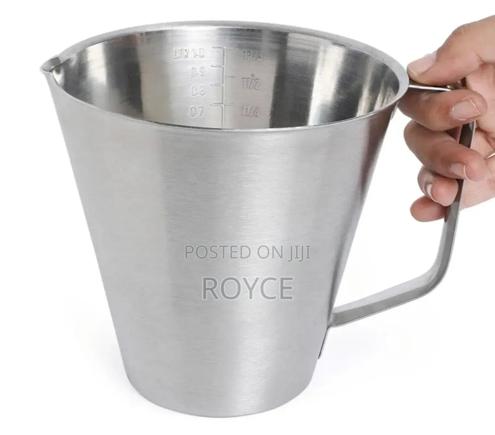 Stainless Steel Measuring Jug-1l