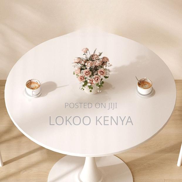 Dining Table: Mid-Century Pedestal Dining Table - thumbnail 6