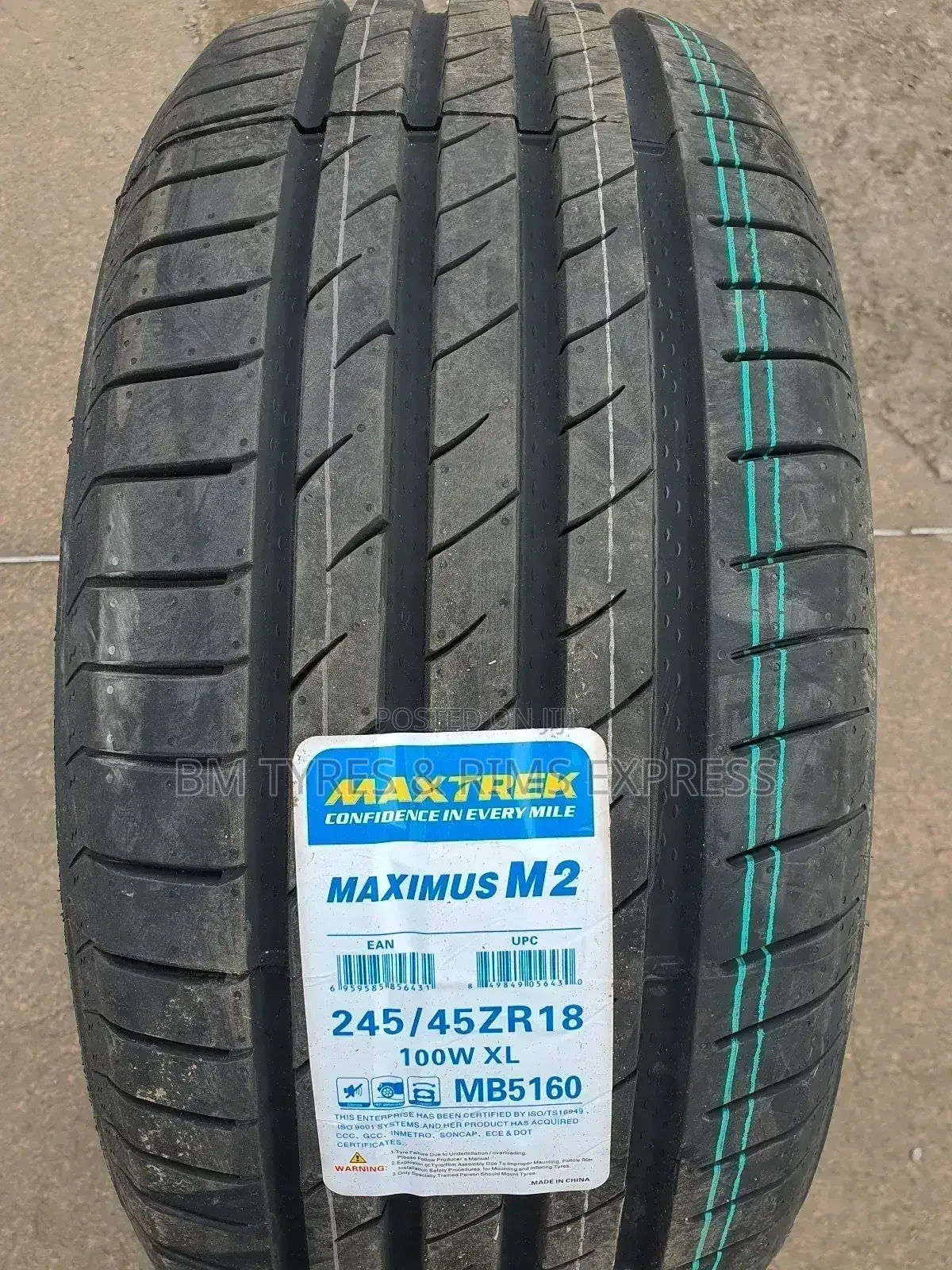 245 /45 R18 MAXTREK TYRES (New Technology)