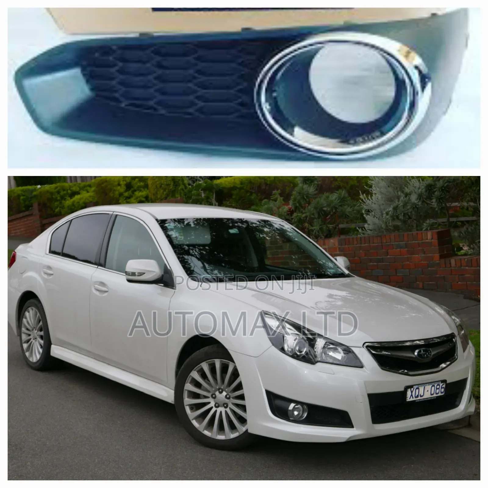 Subaru Legacy BR9, Fog Lamp Cover With Chrome Finish