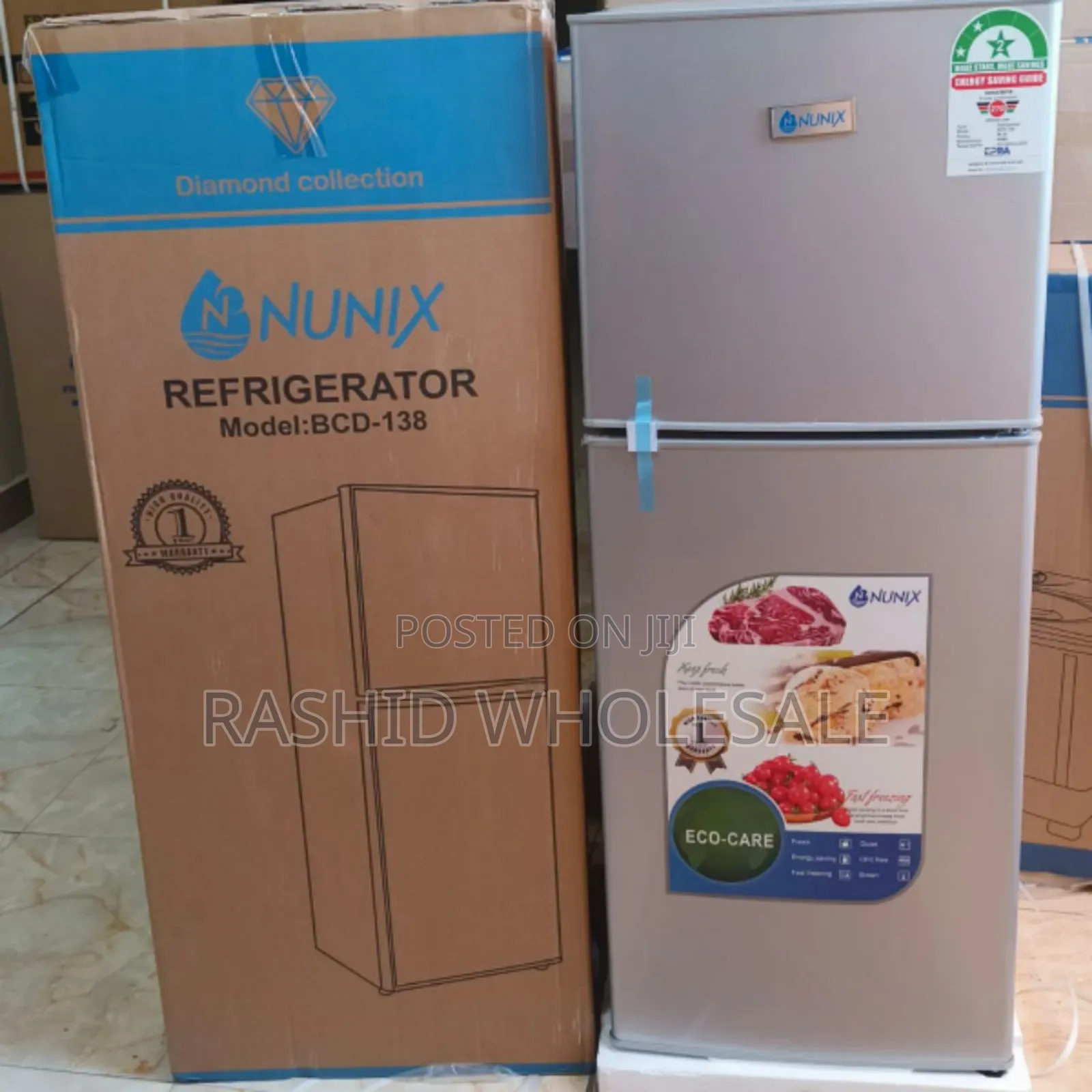 New Nunix 138l Refrigerator .