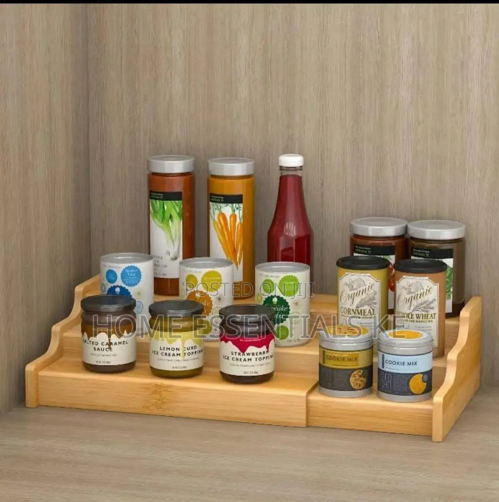 Bamboo 3 Tier Expandable Storage Rack
