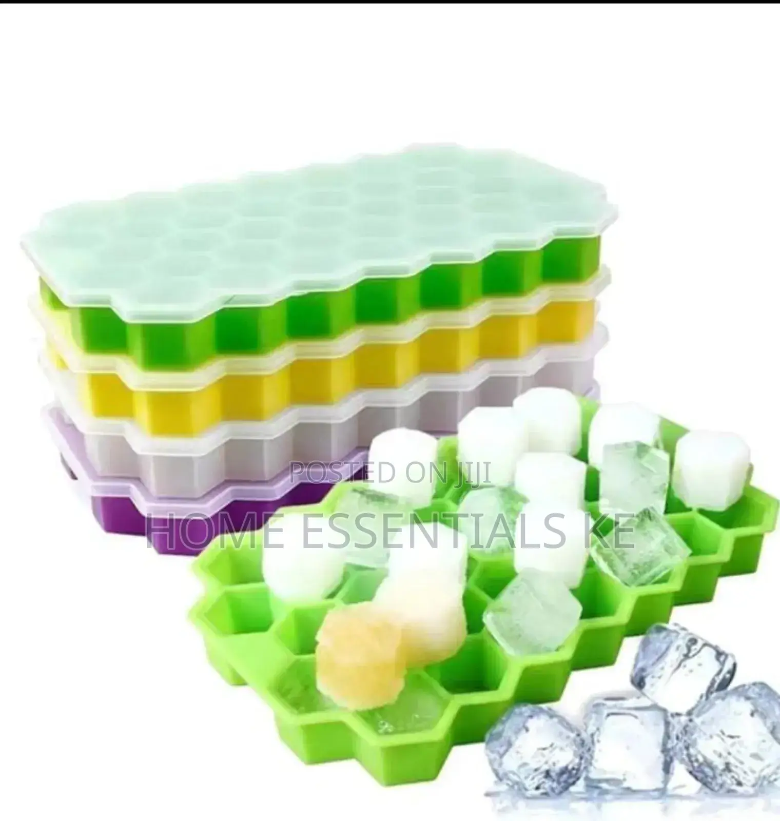 36 CAVITY ICE TRAYS Large-Capacity Silicone Mold