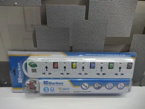 Marken 5way Extension With 2 USB Ports With 3M Cable