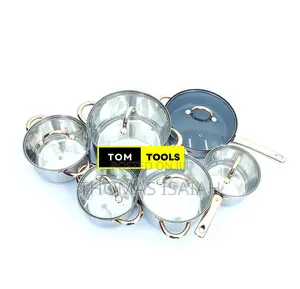 12PCS BOMINOX Stainless Steel Cookware Set