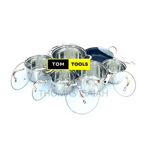 12PCS BOMINOX Stainless Steel Cookware Set