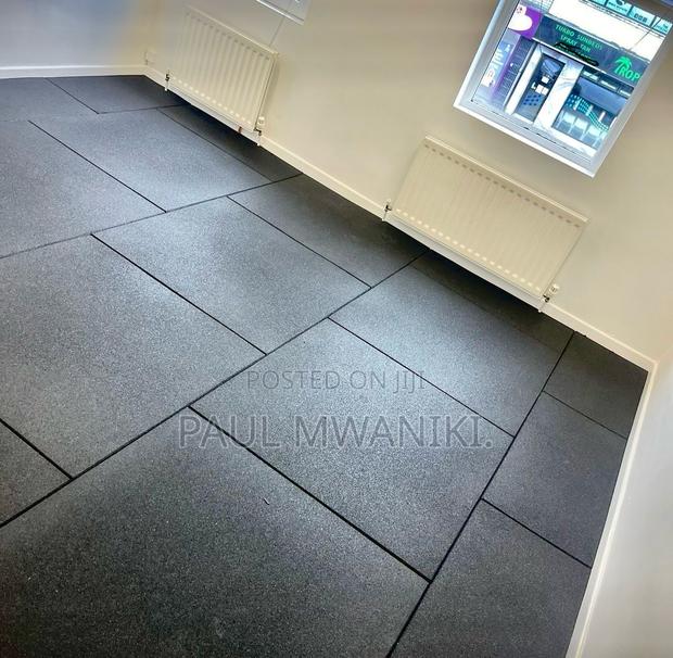 Heavy Duty Exercise Rubber Floor Mats - main view