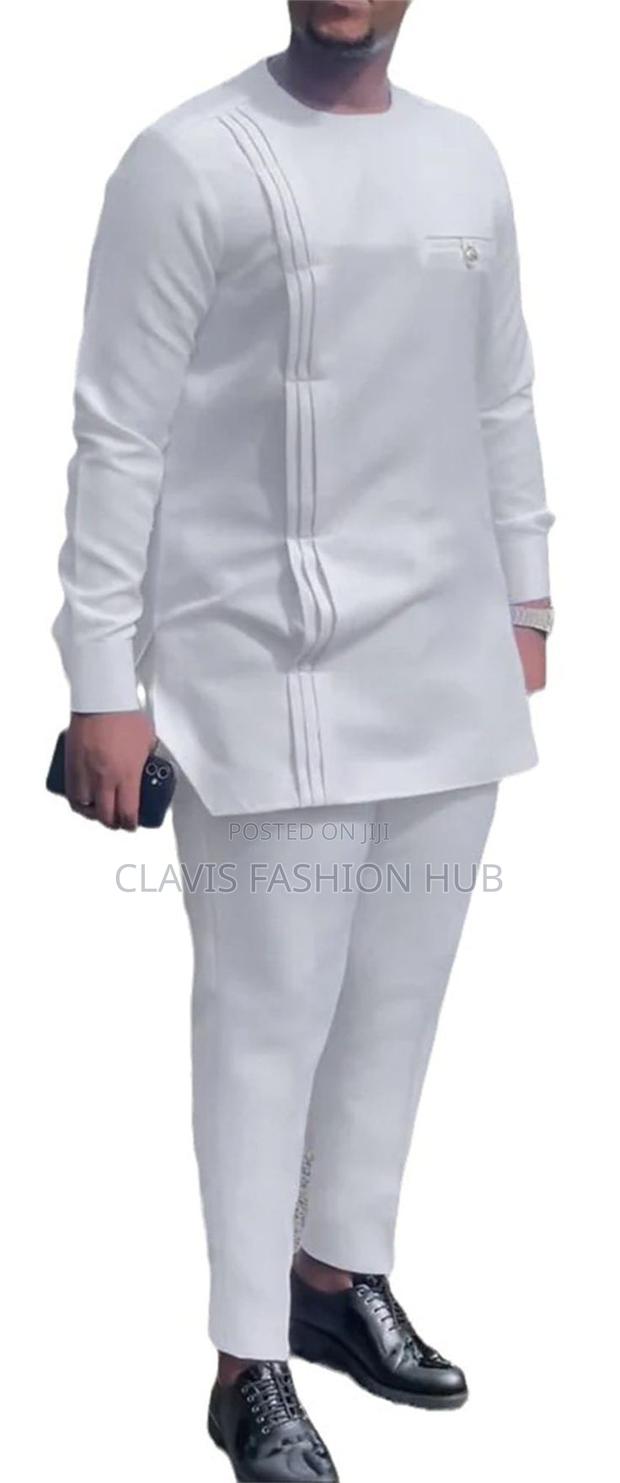 White Men Suits (Shirt+ Trouser)