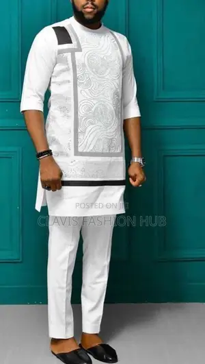 White Men Suits (Shirt+ Trouser)