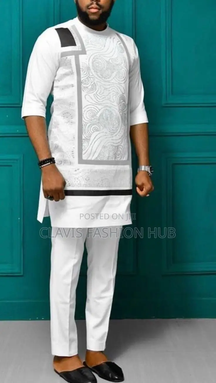 White Men Suits (Shirt+ Trouser)