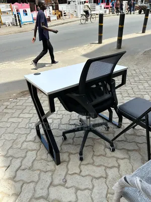 1.2 MTR Metallic Study Table Plus Study Chair