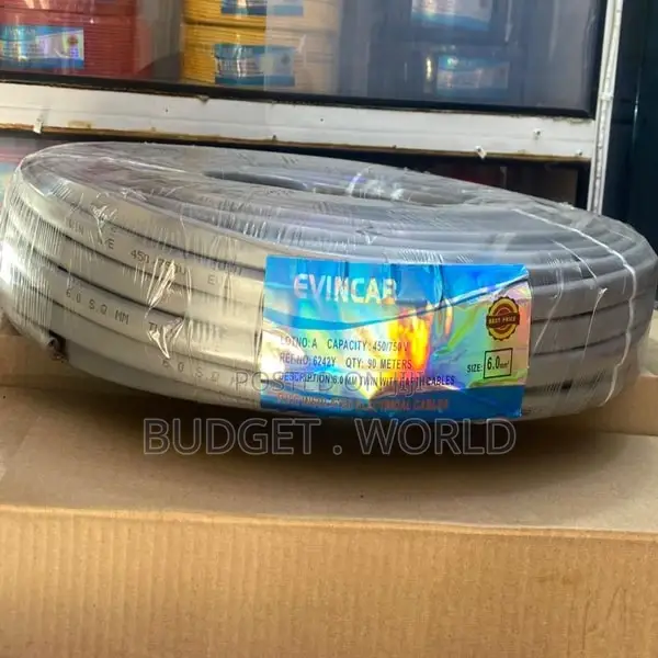 Evin Finest Quality 6.0mm Twin With Earth Wiring Cables