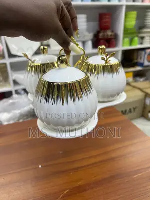 *Luxurious Sugar/Spice Dish Set*
