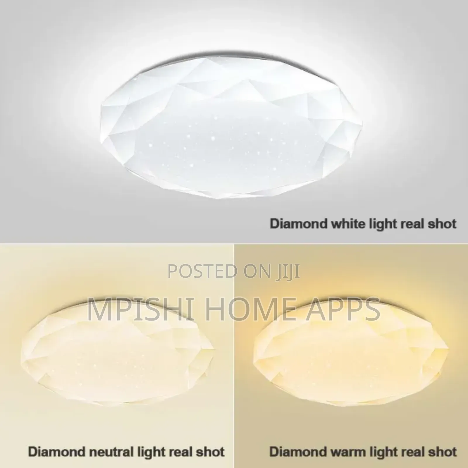 LED Diamond Ceiling Light