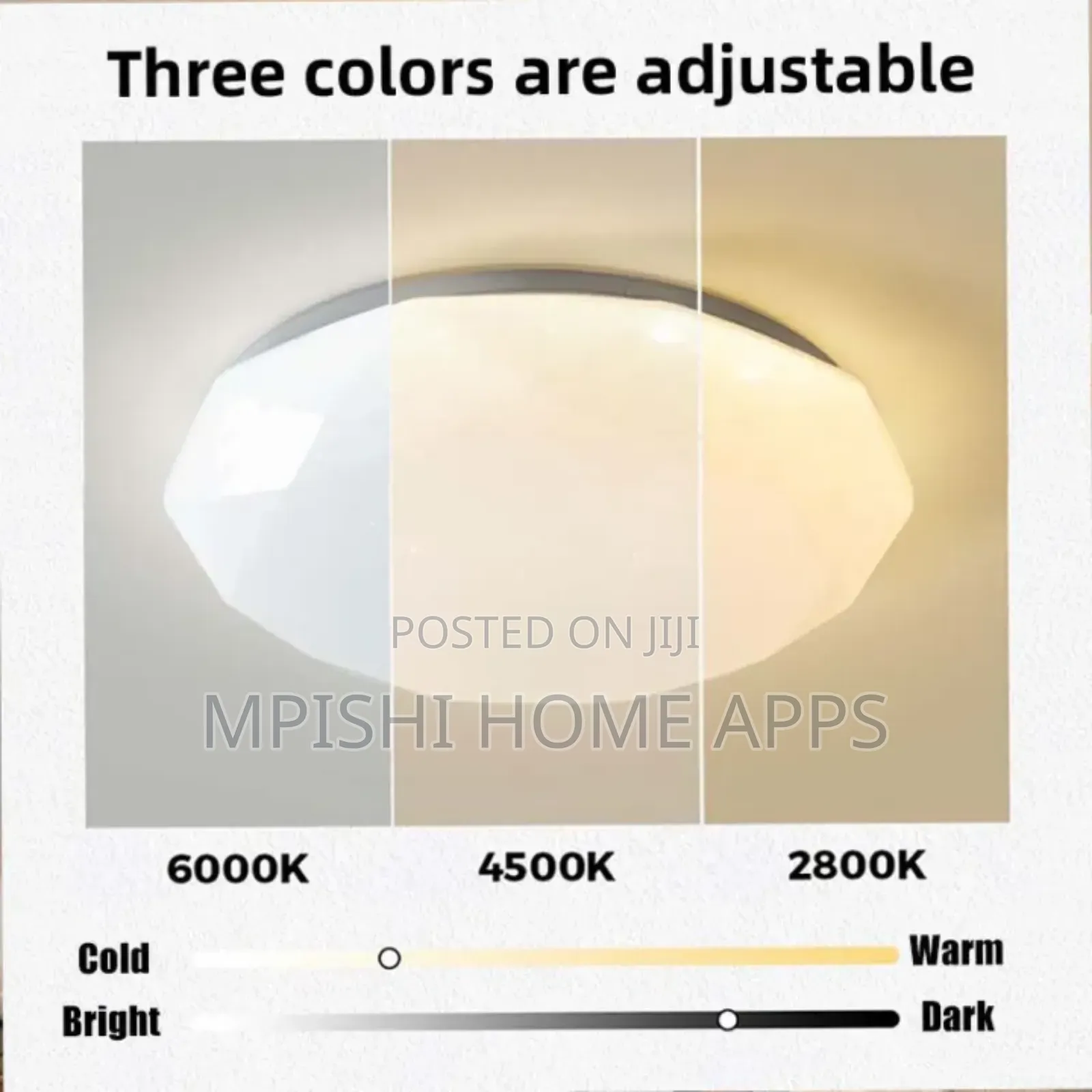 LED Diamond Ceiling Light