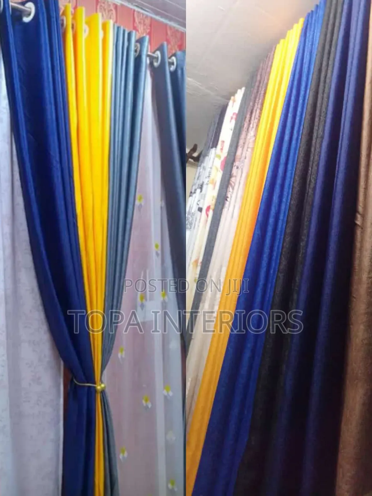 Plain Double Panel Curtains Window Decor Curtains